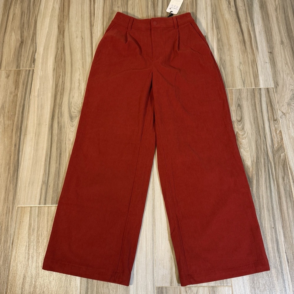 NWT Varley Floris Wide Leg Pants Soft Corduroy SZ Small Staple Minimalist Boho - Picture 5 of 13